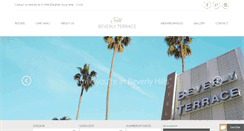 Desktop Screenshot of hotelbeverlyterrace.com